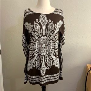 Boho beach blouse or coverup